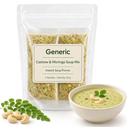 Generic Cashew and Moringa Soup Mix: Nutritious Instant Delight